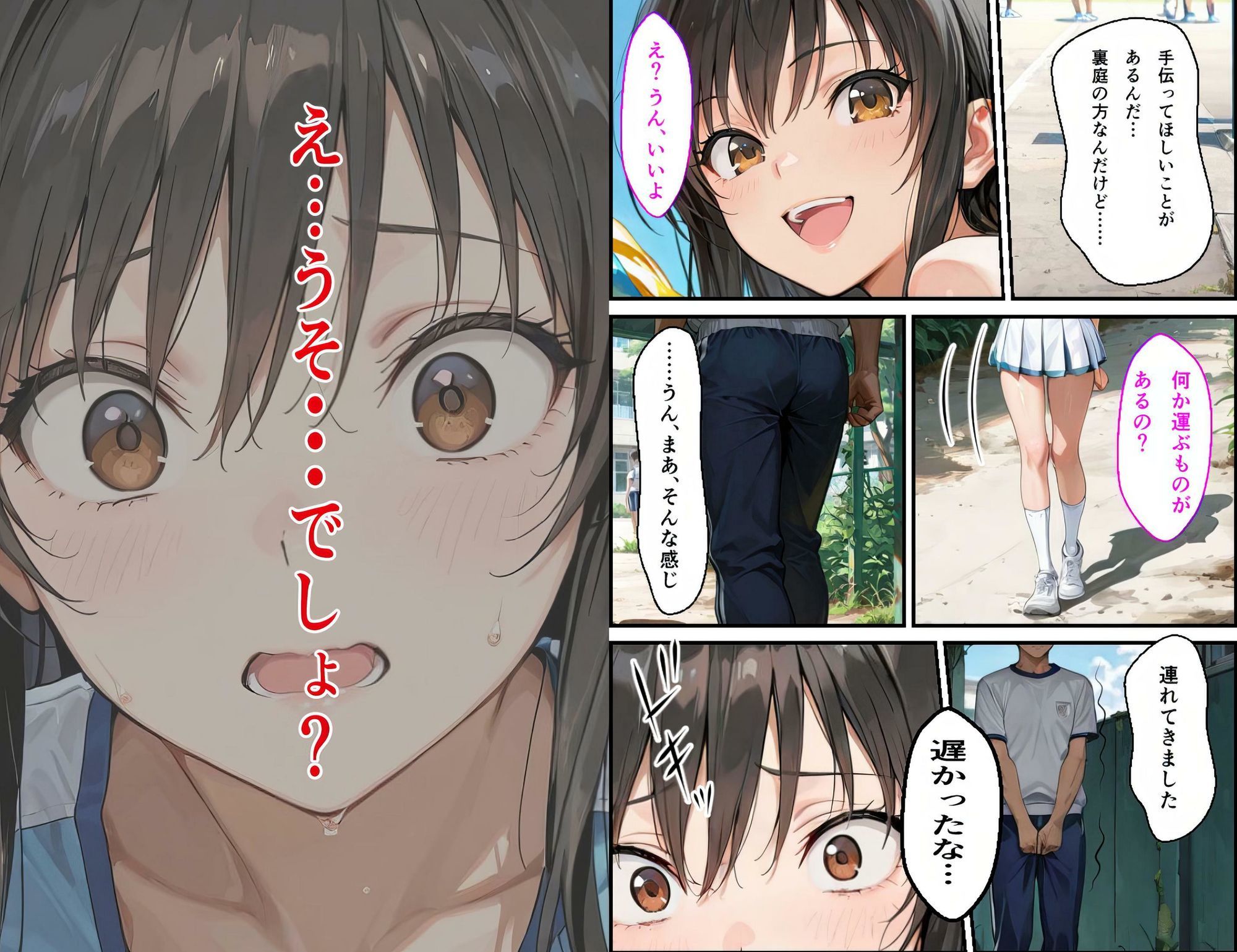 古手〇唯-学園の悲劇-3-【運動会編】-〜音楽を聴きながら腰を振らされる〜_002